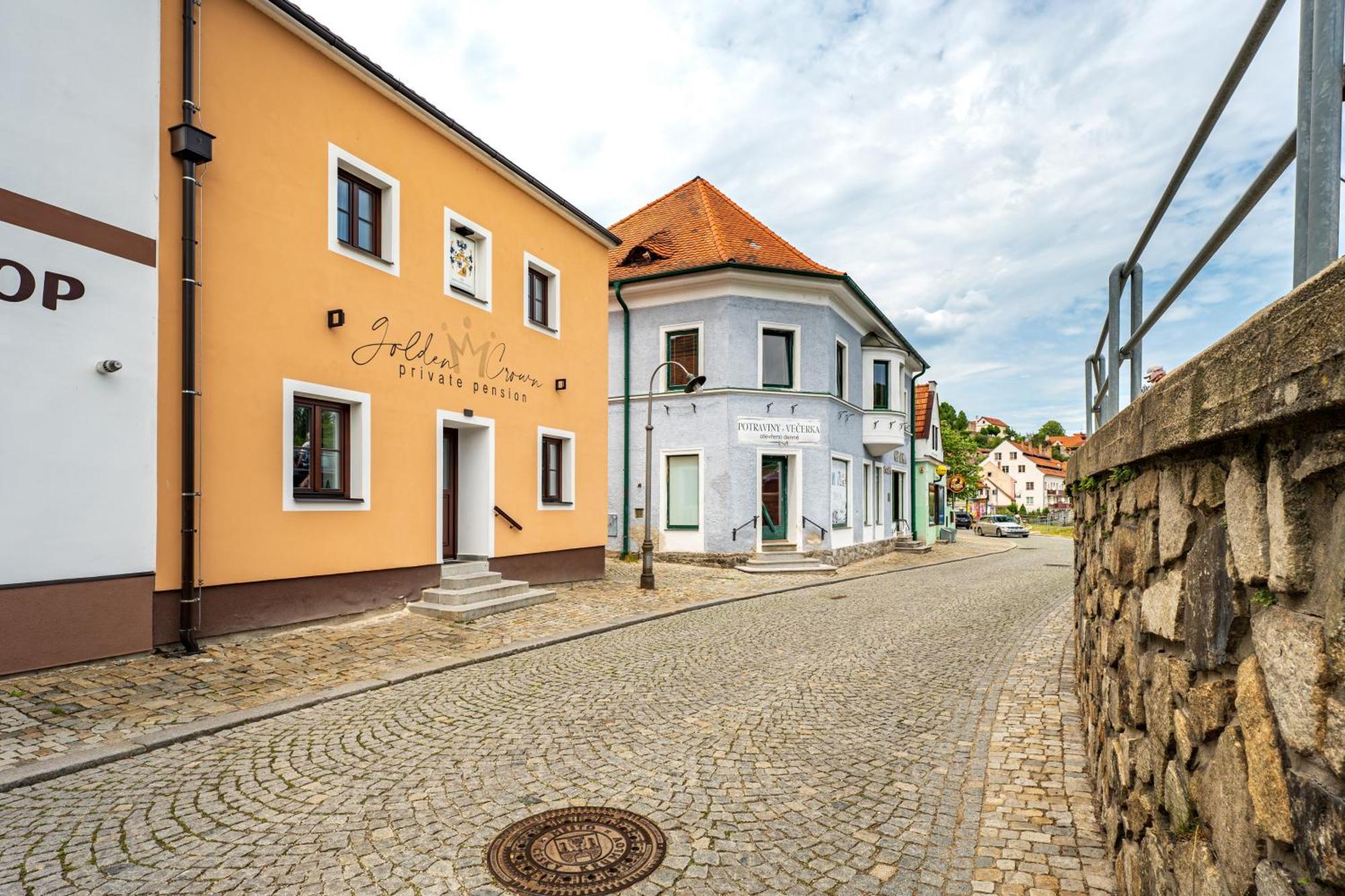 Penzion Golden Crown Český Krumlov Exterior foto