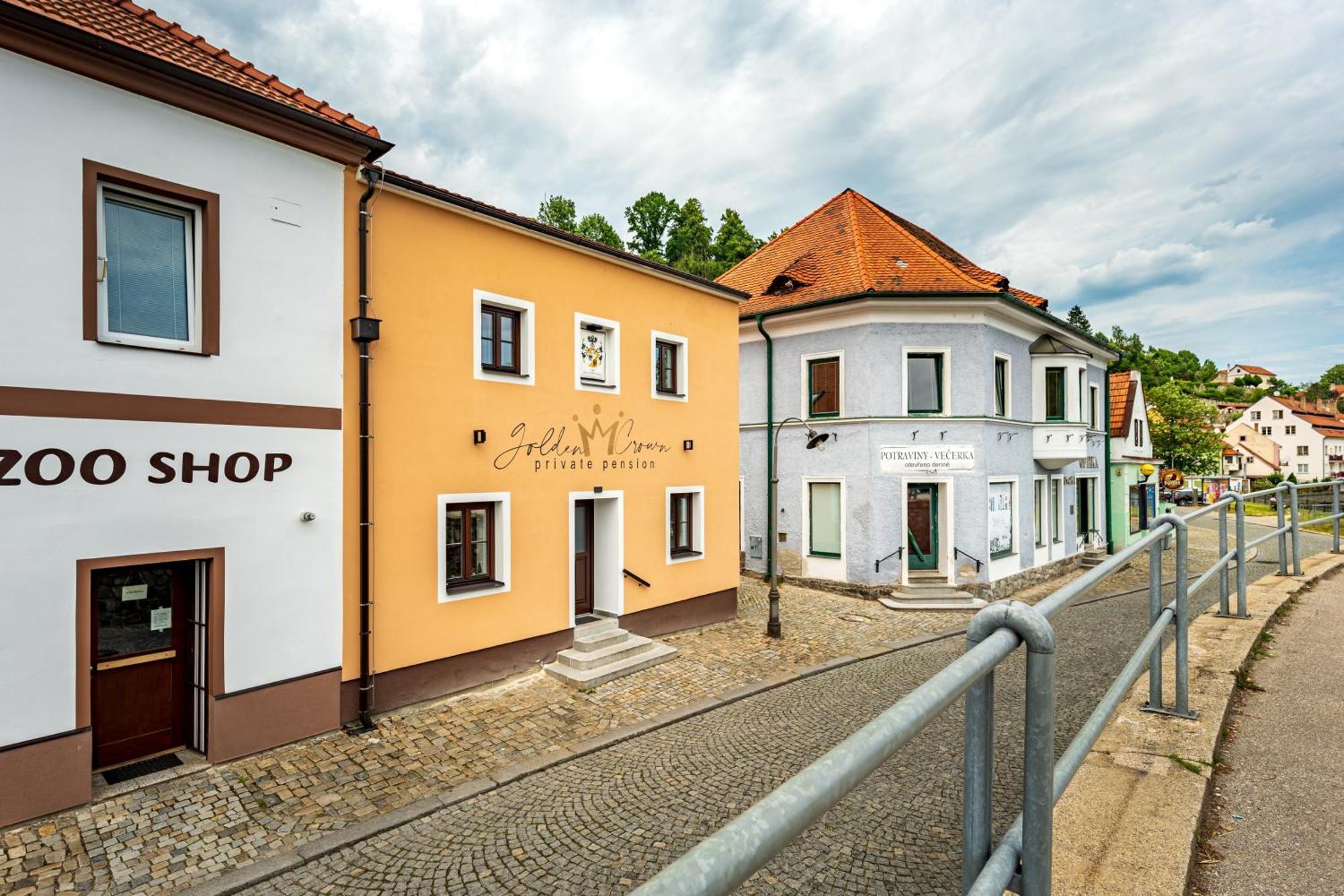 Penzion Golden Crown Český Krumlov Exterior foto