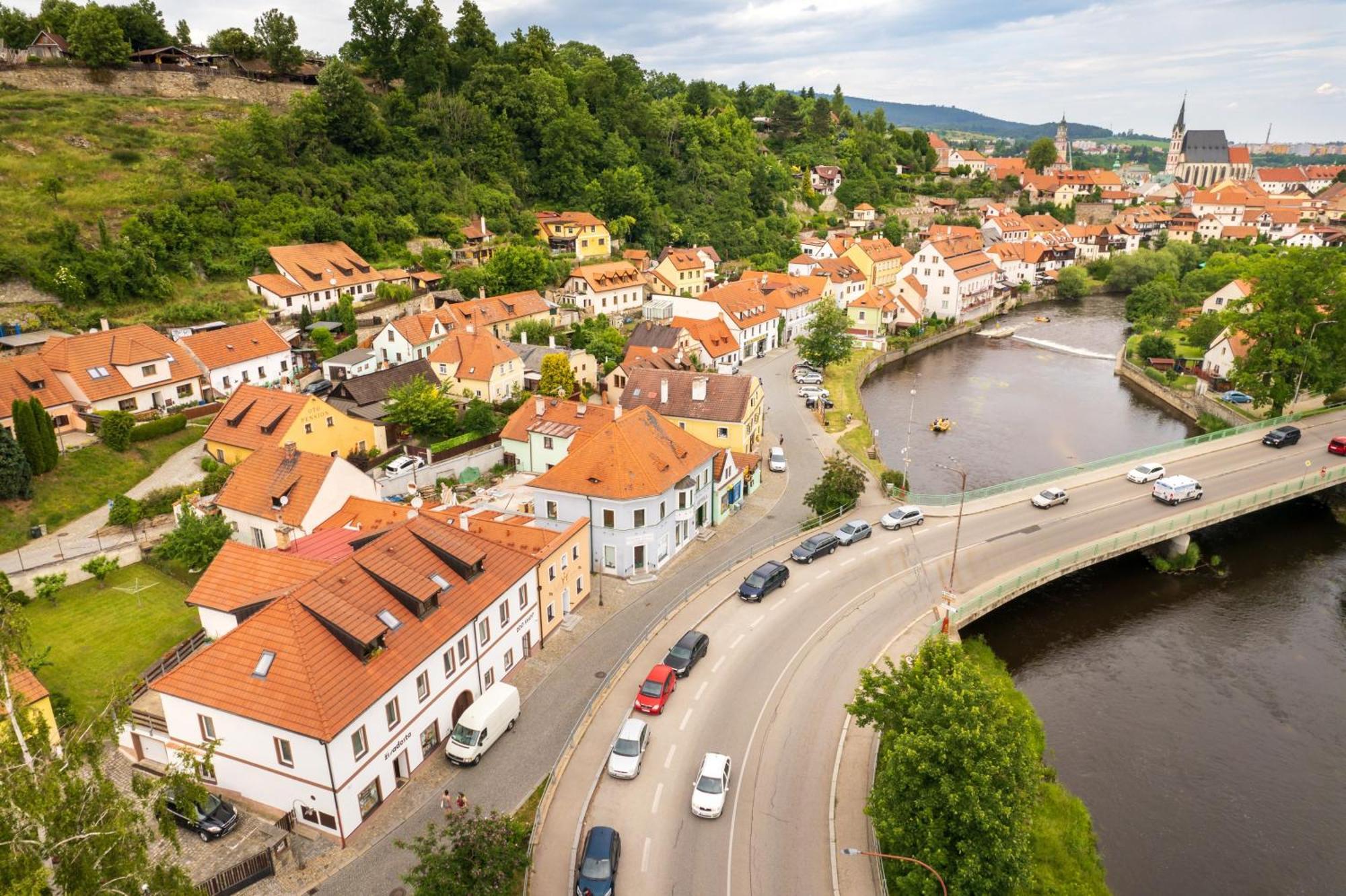 Penzion Golden Crown Český Krumlov Exterior foto