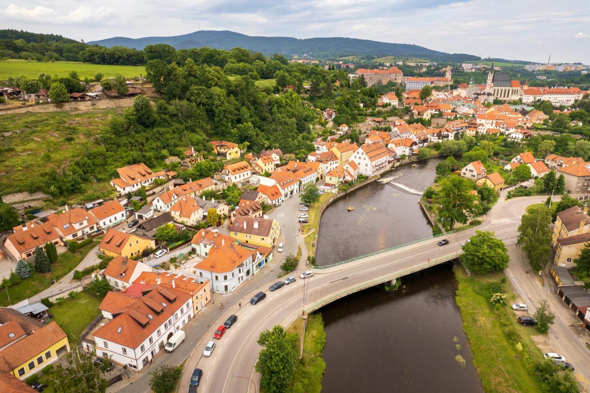Penzion Golden Crown Český Krumlov Exterior foto