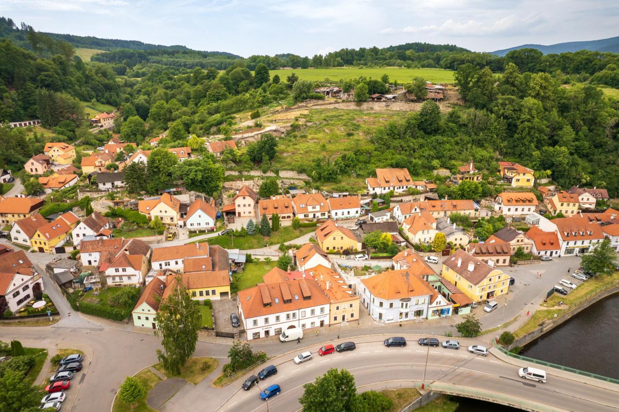 Penzion Golden Crown Český Krumlov Exterior foto